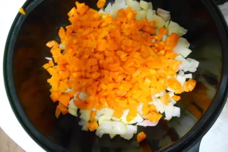 Винегрет с пророщенным машем и маринованными шампиньонами: шаг 4