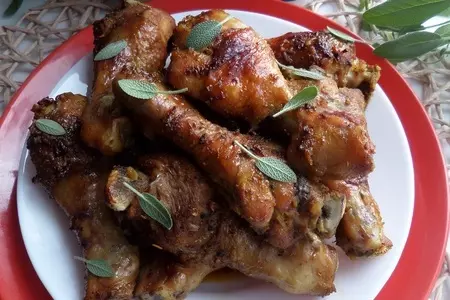 Запеченные куриные голени "ароматные": шаг 12