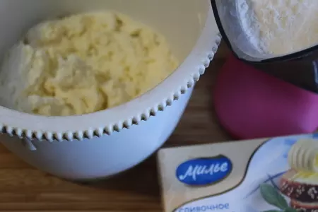 Нежнейший творожный пирог с персиками "светланка": шаг 1