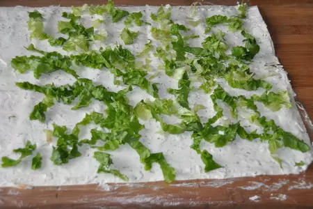 Острый рулет из лаваша с курицей: шаг 2