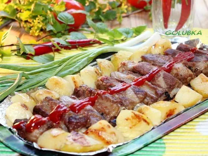 Рагу свиное с картофелем в духовке: шаг 6