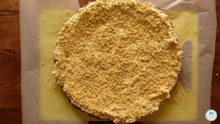 Торт сникерс. вкуснейший ореховый десерт.: шаг 7