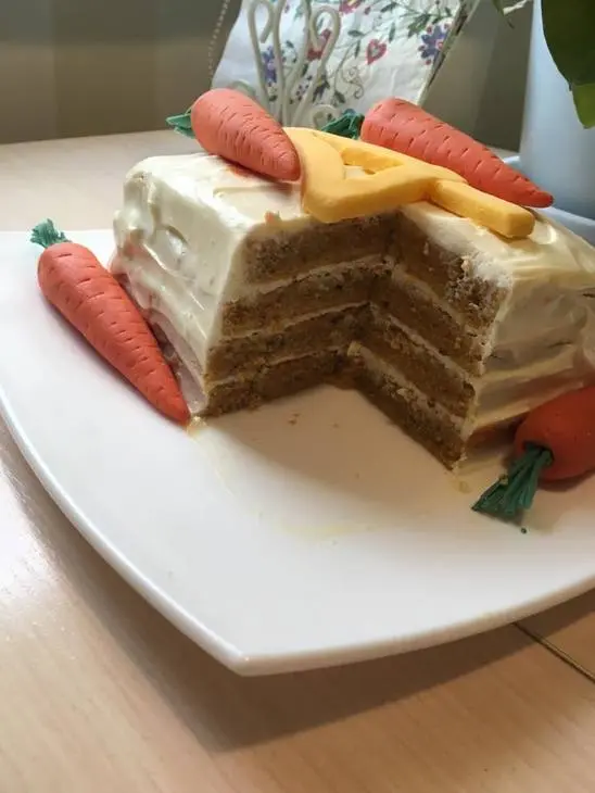 Морковный пряный торт: шаг 1