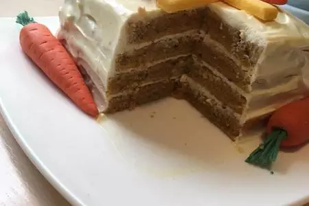 Морковный пряный торт: шаг 1