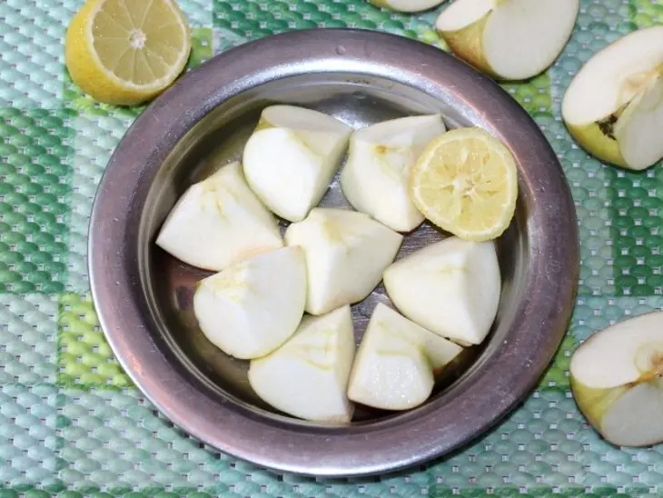 Шашлык из курочки с печеными яблоками: шаг 4