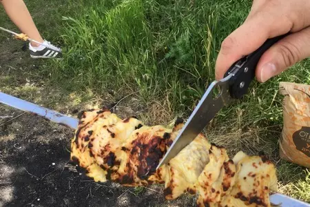 Шашлык из индейки в яблочной глазури: шаг 6