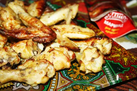 Куриные крылышки в горчичном маринаде: шаг 6
