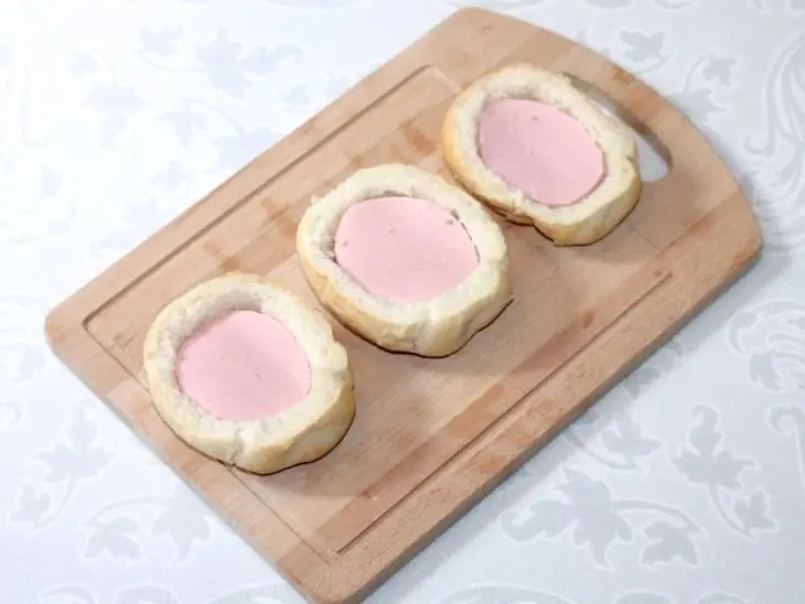 Хрустящие булочки с яйцом и хлебная запеканка: шаг 3