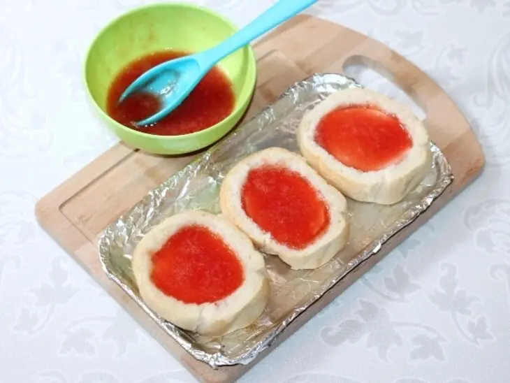 Хрустящие булочки с яйцом и хлебная запеканка: шаг 5
