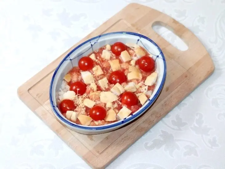 Хрустящие булочки с яйцом и хлебная запеканка: шаг 9