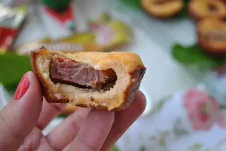 Закусочные кексы-чили, запечённые с уткой: шаг 8