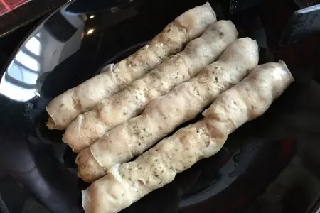 Колбаски в тесте: шаг 1