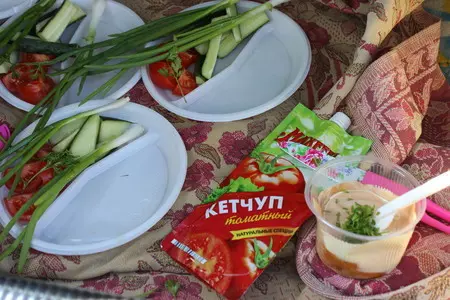 Шашлык из курицы в маринаде барбекю: шаг 6