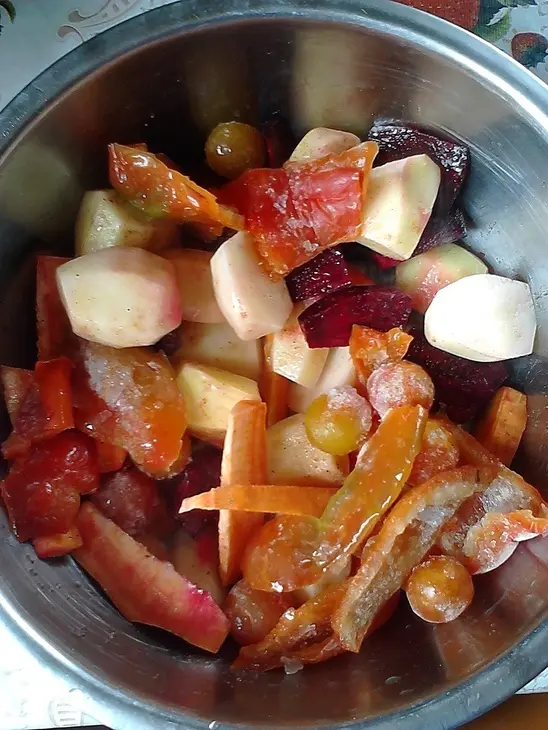 Запеченная курица в чесночном маринаде с овощами: шаг 4