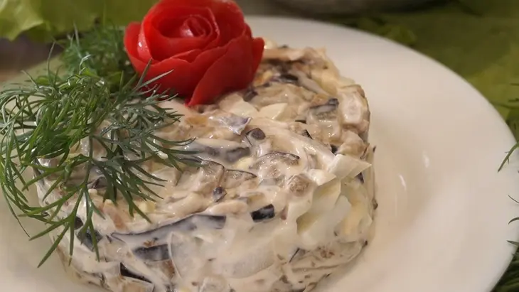 Шикарный салат из баклажанов: шаг 4