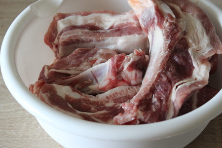 Свиные ребрышки в "болгарском" кетчупе (на мангале): шаг 1