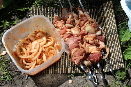 Шашлык из свинины (маринад на основе кетчупа): шаг 4