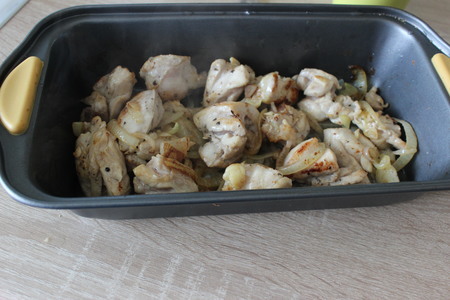 Запеканка из курицы с овощами "летняя": шаг 2