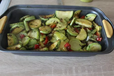 Запеканка из курицы с овощами "летняя": шаг 5