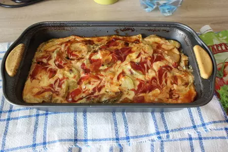 Запеканка из курицы с овощами "летняя": шаг 9