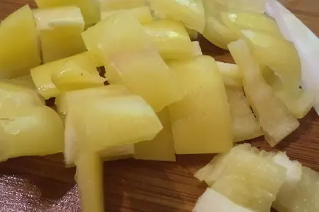 Куриная печень острая с кабачком и болгарским перцем!: шаг 4