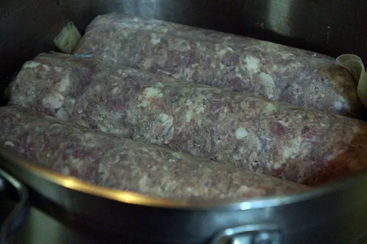 Колбаса из индейки рубленая: шаг 3