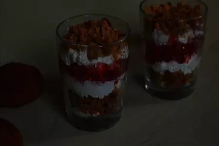 Десерт в стакане | творожный десерт с овсяным печеньем: шаг 4
