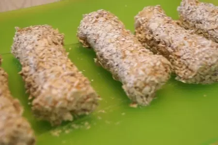 Трубочки с тающей внутри начинкой. невероятный вкус, съедается моментально!: шаг 4