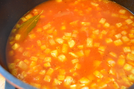 Томатный суп с курицей и кольраби: шаг 9
