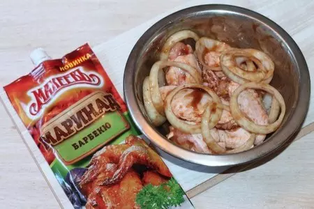 Лучший рецепт курочки в маринаде барбекю: шаг 2