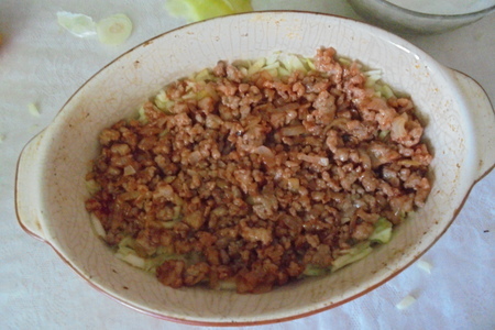 Лучший рецепт кабачковой запеканки с мясным фаршем и томатным кетчупом тм махеев: шаг 5