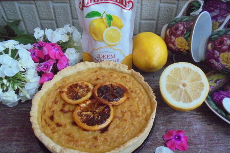 Лучший рецепт лимонного пирога с лимонным джемом махеев: шаг 9