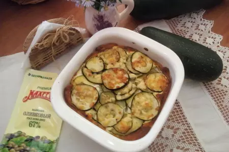 Лучший рецепт простого тарта с цукини, сыром и майонезом оливковым "махеевъ": шаг 10