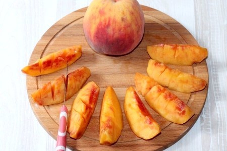 Лучший рецепт пирога с персиками и джемом «махеевъ»: шаг 3