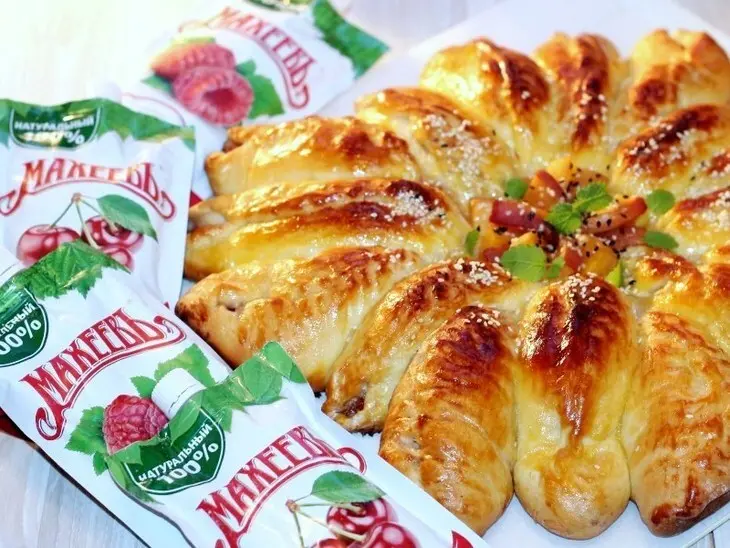 Лучший рецепт пирога с персиками и джемом «махеевъ»: шаг 11
