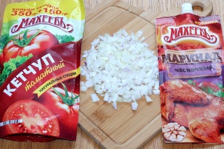 Лучший рецепт лепешек с капустой, курицей и кетчупом "махеевъ": шаг 2
