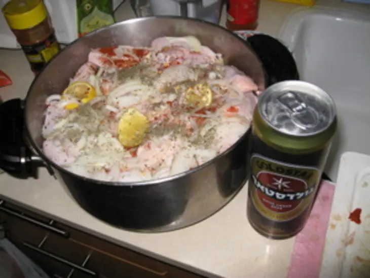 Шашлык из курятины: шаг 3
