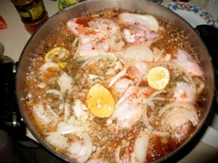 Шашлык из курятины: шаг 4