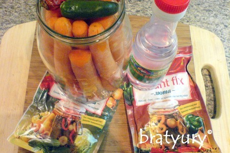 Морковь и другие овощи и корнеплоды, маринованные в фиксе овощном. сенсация в хорошем смысле: шаг 2