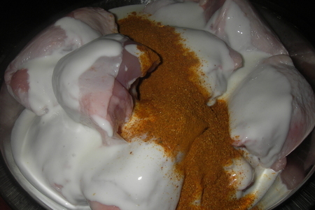 Мятный кускус с курицей в йогуртовой корочке: шаг 1