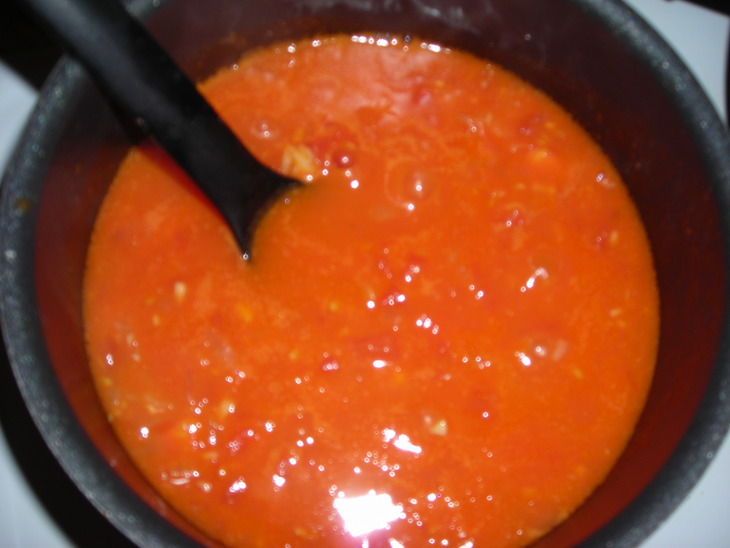 Паста "фрутти ди маре"  (спагетти с морепродуктами): шаг 6