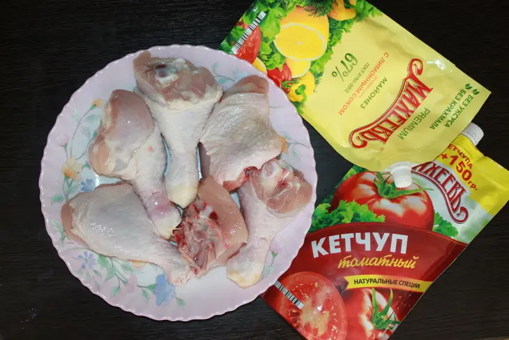 Курица в духовке с майонезом и кетчупом «махеевъ»: шаг 2