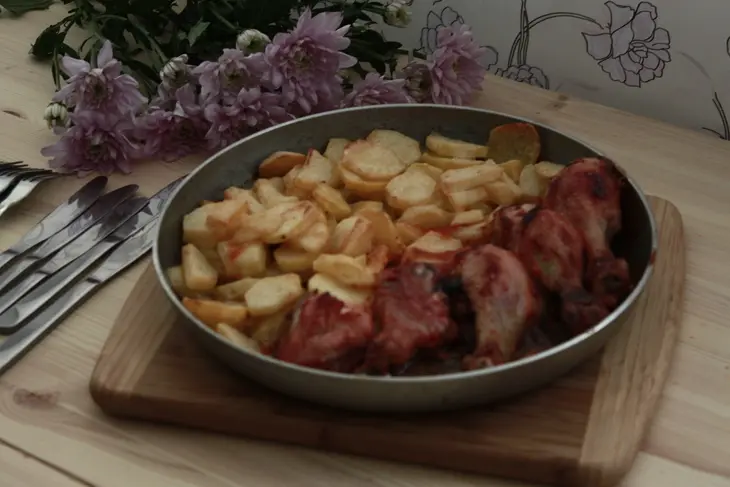 Курица в духовке с майонезом и кетчупом «махеевъ»: шаг 5