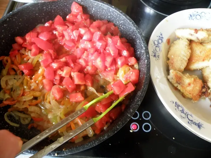 Пряная и острая курочка с кетчупом “махеевъ”: шаг 2