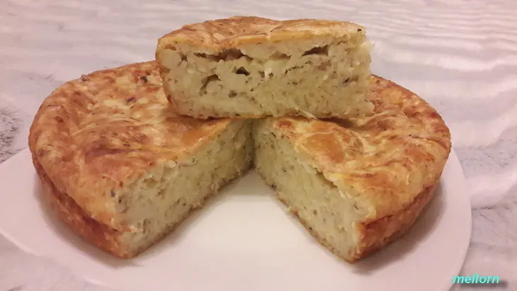 Рисовый пирог с рыбой: шаг 4