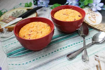 Творожные мини запеканки с овсяными хлопьями и клюквой: шаг 13