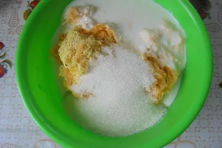 Тыквенный манник с лимонным сиропом: шаг 3