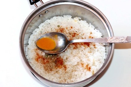 Сливочная курочка с рисом: шаг 8