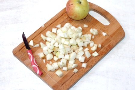 Тыква, запеченная с яблоком и рисом: шаг 5