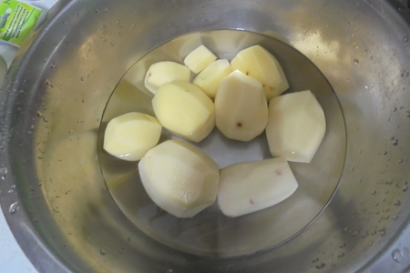 Картофельно-грибно-мясная запеканка: шаг 1